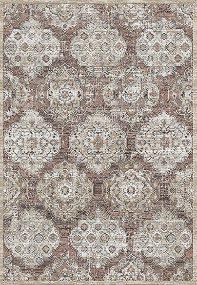 Dynamic Rugs JAZZ 6793-381 Rose and Blush and Beige and Ivory